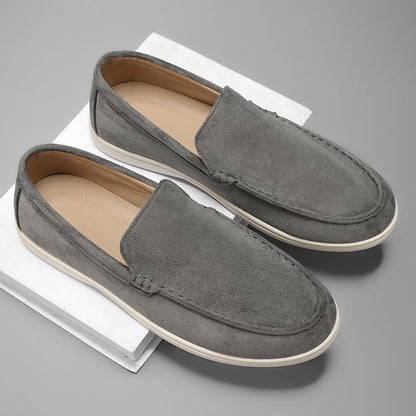 Men's Contrast Sole Loafers