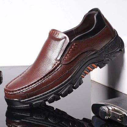 Men's Contrast Stitch Loafers