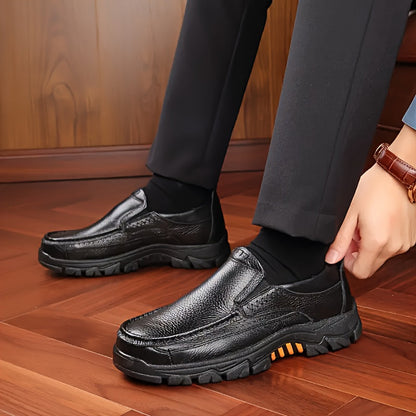 Men's Contrast Stitch Loafers