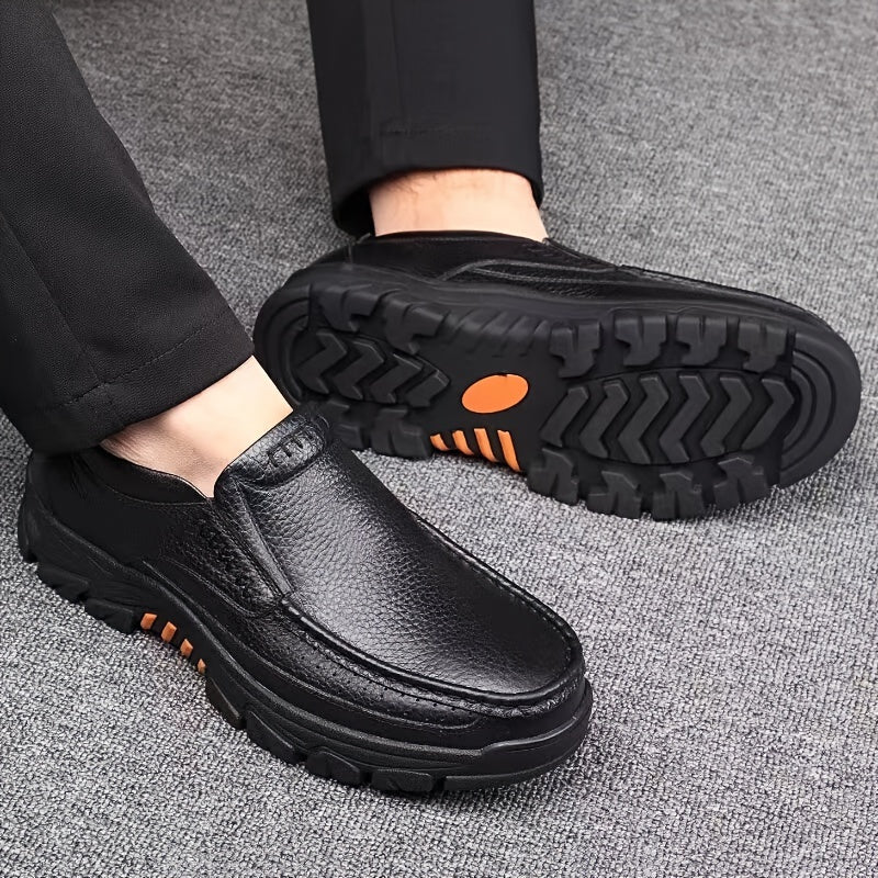 Men's Contrast Stitch Loafers