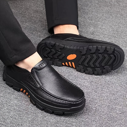 Men's Contrast Stitch Loafers