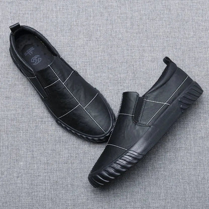 Men's Contrast Stitch Slip-On Shoes