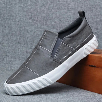 Men's Contrast Stitch Slip-On Shoes
