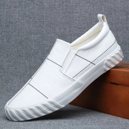 Men's Contrast Stitch Slip-On Shoes