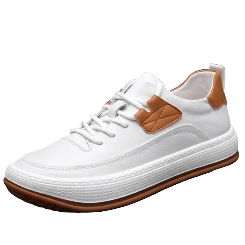 Men's Contrast Trim Lace Up Trainers