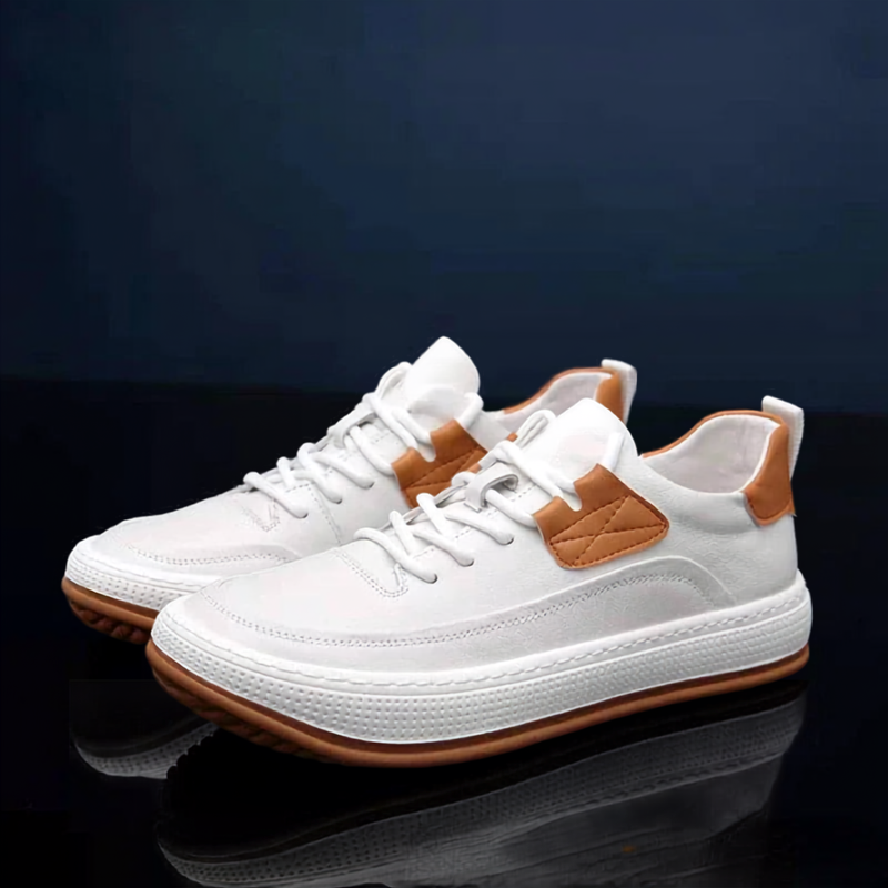 Men's Contrast Trim Lace Up Trainers