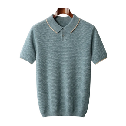 Men's Contrast Trim Polo Shirt