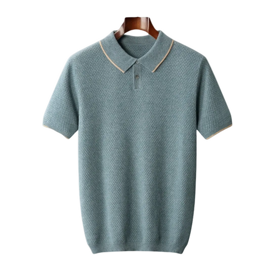 Men's Contrast Trim Polo Shirt