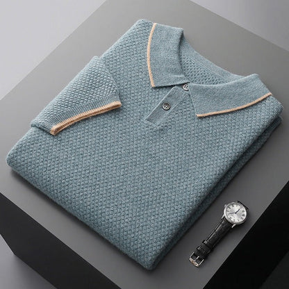 Men's Contrast Trim Polo Shirt