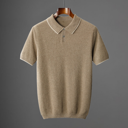 Men's Contrast Trim Polo Shirt