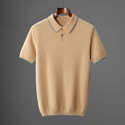 Men's Contrast Trim Polo Shirt