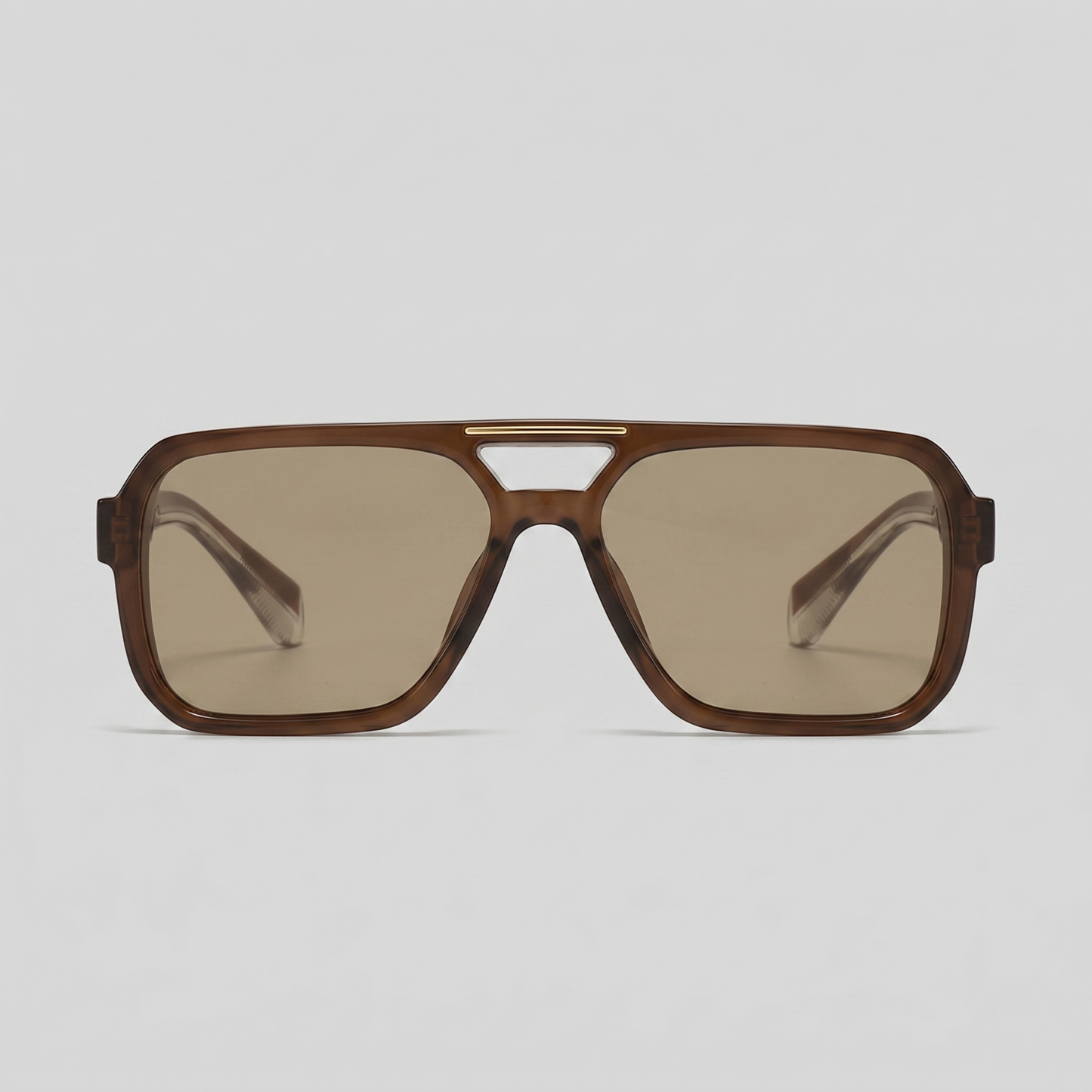 Men's Cut-Out Bridge Sunglasses