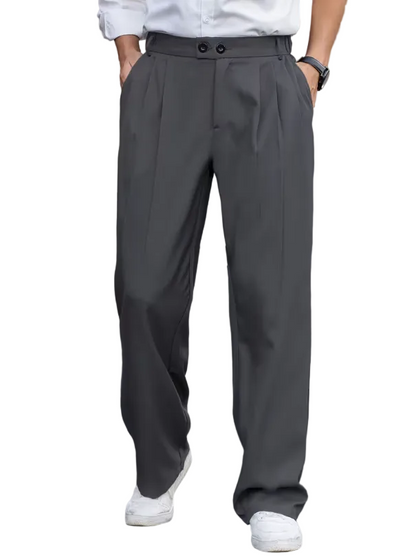 Men's Double Button Front Trousers