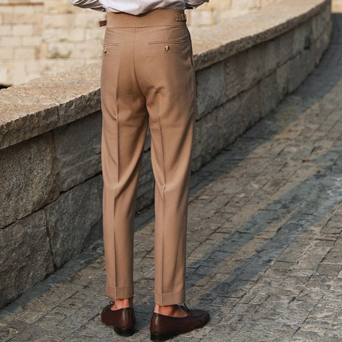 Men's Double Pleat Trousers