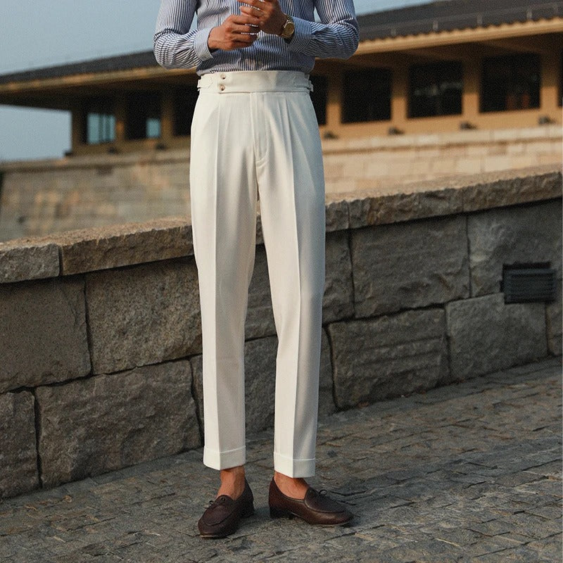 Men's Double Pleat Trousers