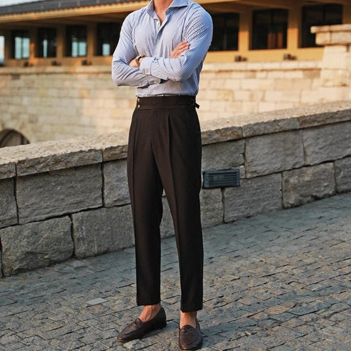 Men's Double Pleat Trousers