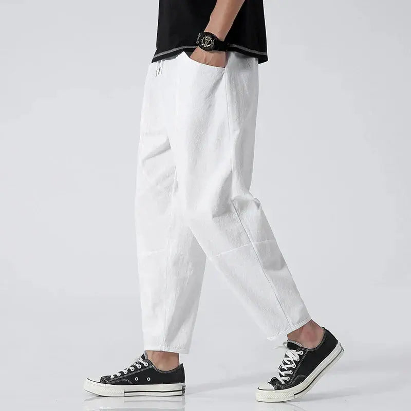 Men's Drawcord Tapered Trousers