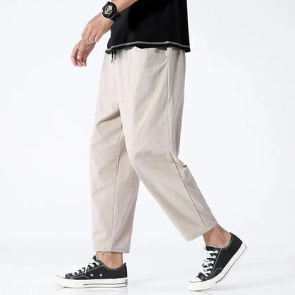 Men's Drawcord Tapered Trousers