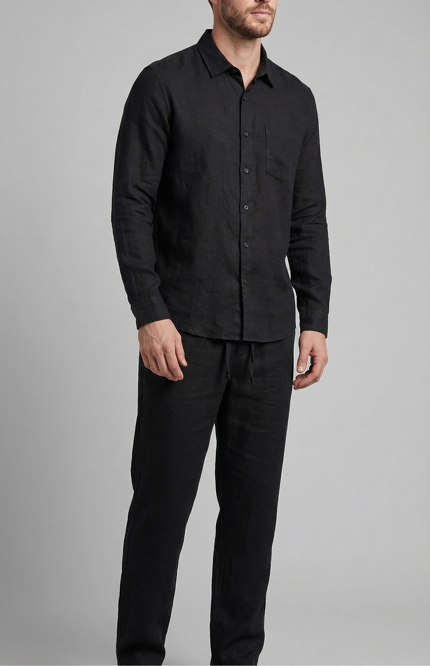 Men's Drawcord Two Piece Set