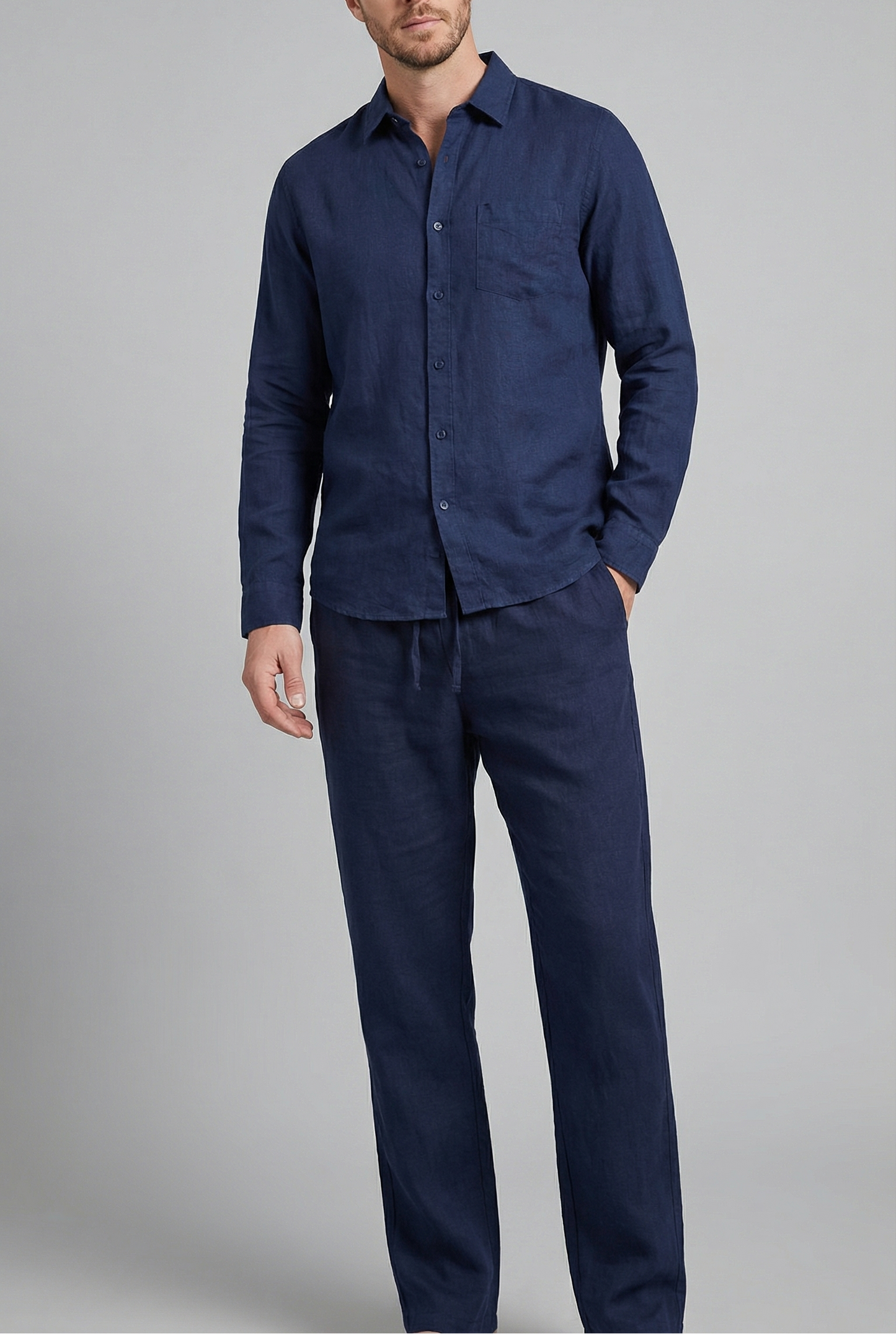 Men's Drawcord Two Piece Set