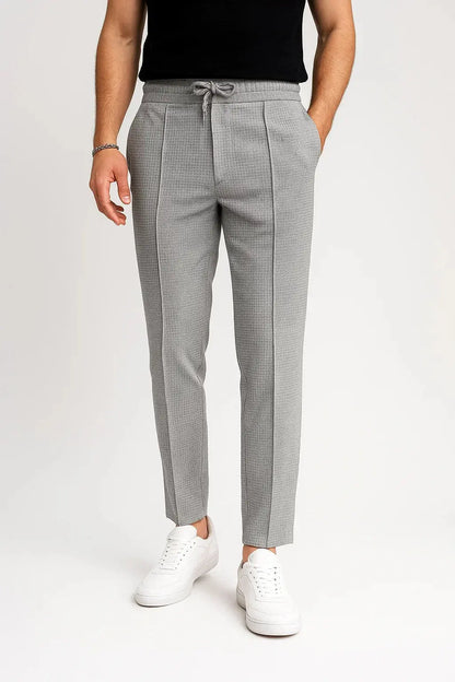 Men's Drawstring Seam Trousers