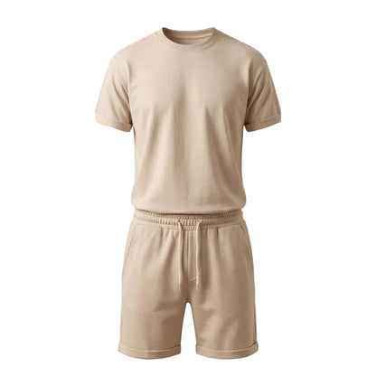 Men's Drawstring Shorts Set