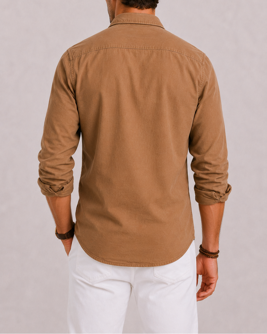 Men's Dual Pocket Button Shirt
