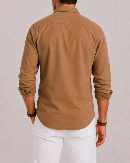 Men's Dual Pocket Button Shirt