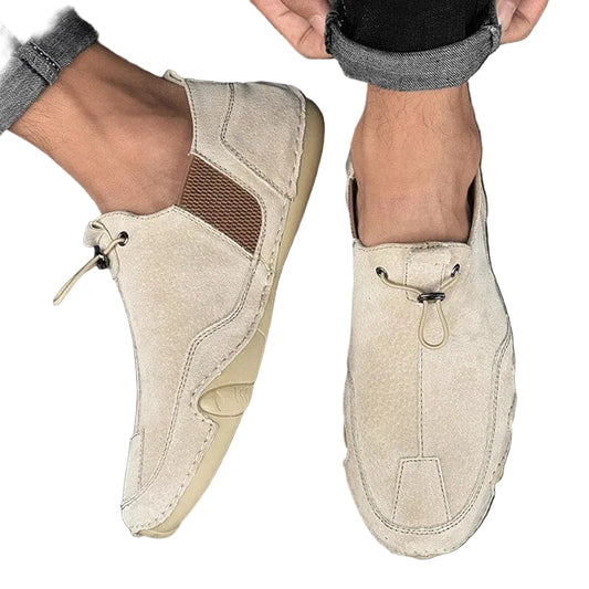 Men's Elastic Panel Slip-On Shoes