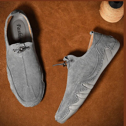 Men's Elastic Panel Slip-On Shoes