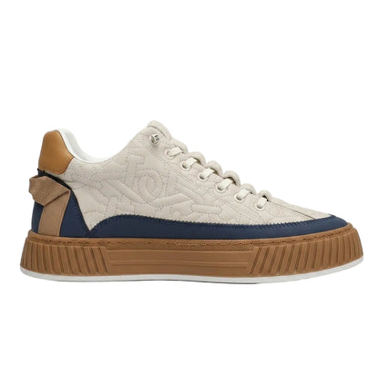 Men's Embossed Panel Trainers