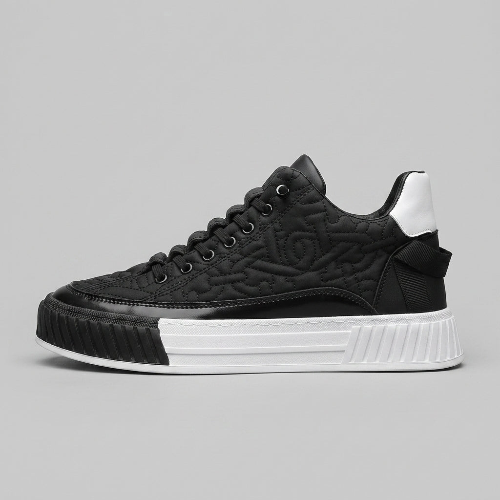 Men's Embossed Panel Trainers