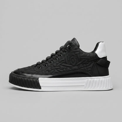 Men's Embossed Panel Trainers