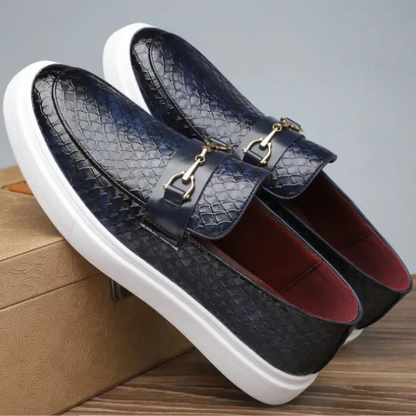 Men's Embossed Slip-On Shoes