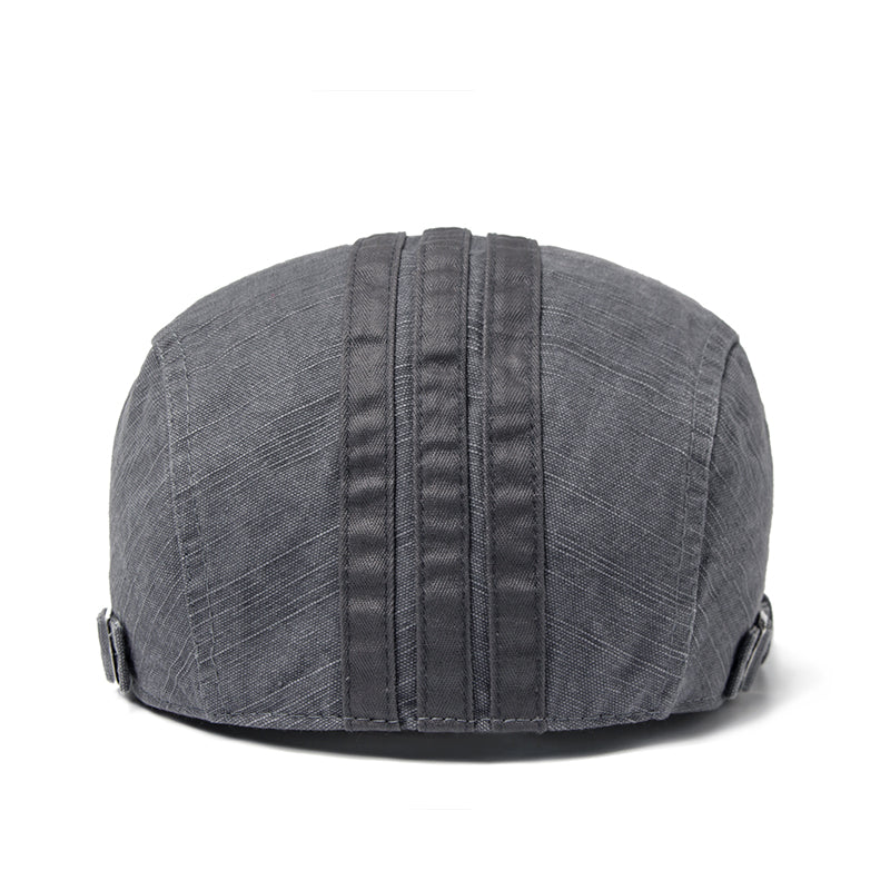 Men's Embroidered Flat Cap