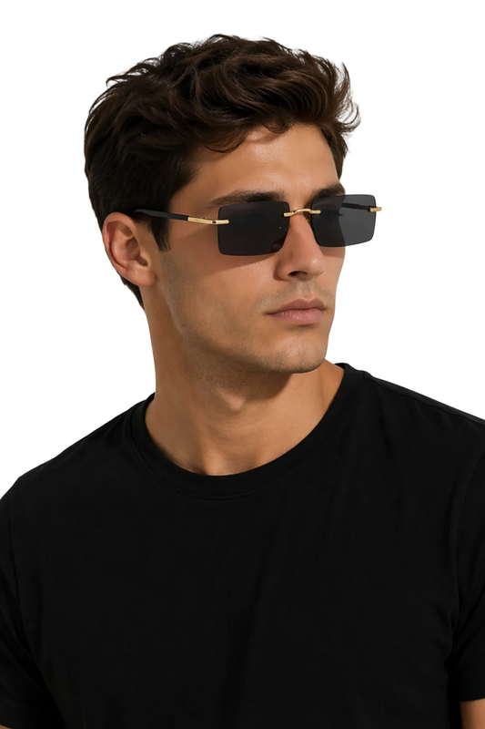 Men's Floating Rectangle Sunglasses