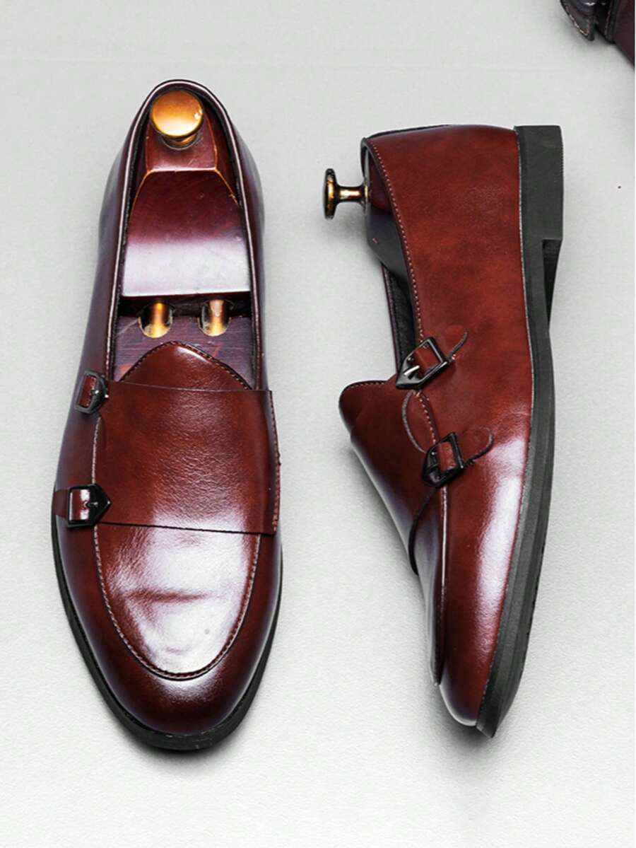 Men's Formal Monk Strap Loafers