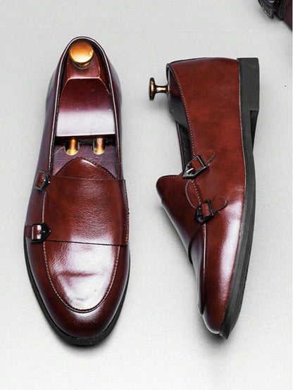 Men's Formal Monk Strap Loafers