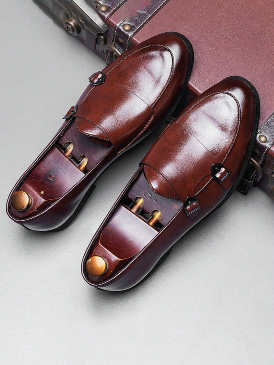 Men's Formal Monk Strap Loafers