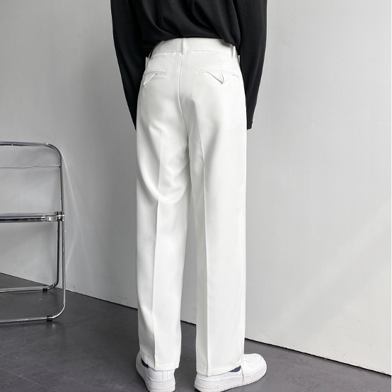 Men's Front Pleat Pocket Trousers