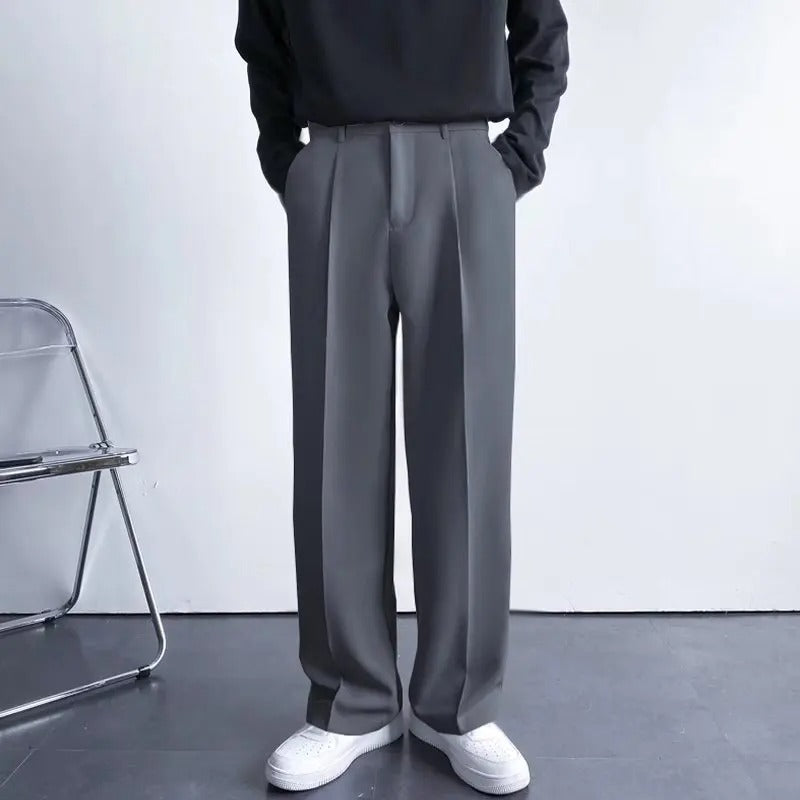 Men's Front Pleat Pocket Trousers