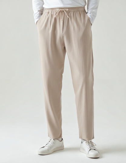 Men's Gathered Waist Pocket Trousers