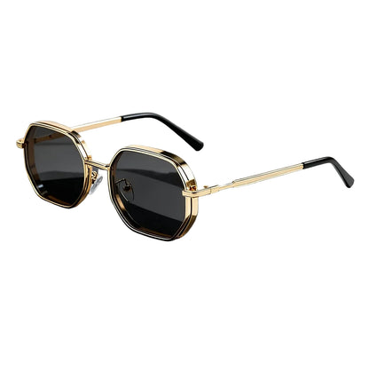 Men's Geometric Frame Sunglasses