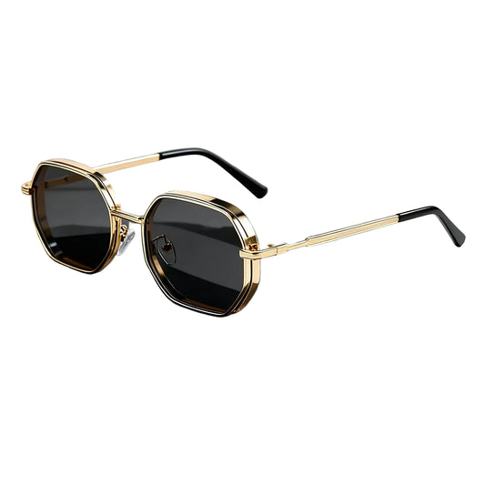 Men's Geometric Frame Sunglasses