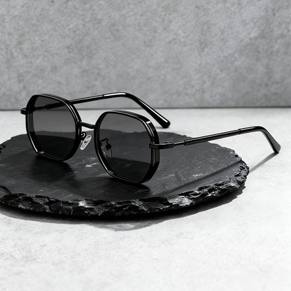 Men's Geometric Frame Sunglasses