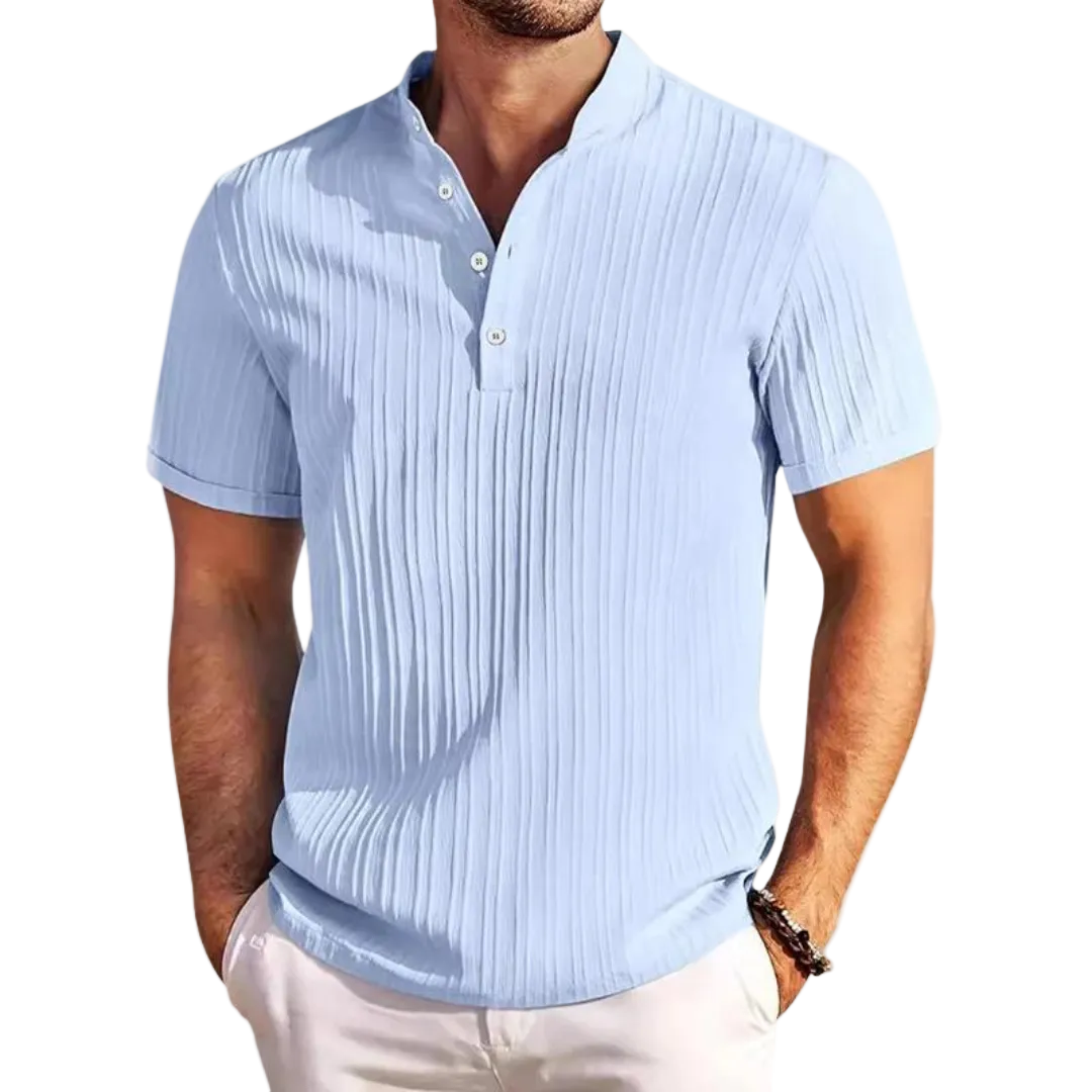Men's Henley Short Sleeve Shirt