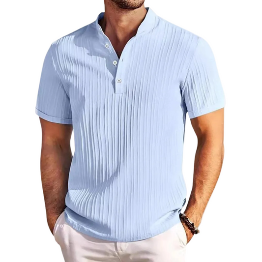 Men's Henley Short Sleeve Shirt