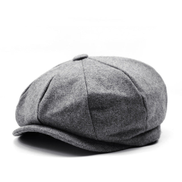 Men's Herringbone Flat Cap