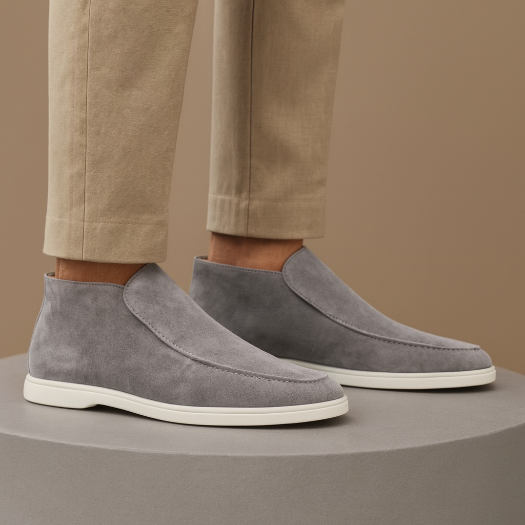 Men's High-Top Slip-On Shoes