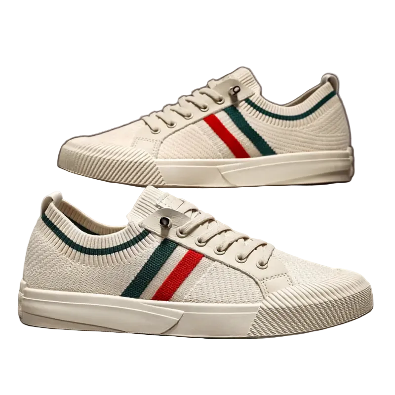 Men's Knit Stripe Trainers